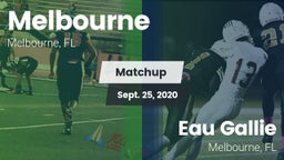Matchup: Melbourne vs. Eau Gallie  2020