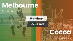 Matchup: Melbourne vs. Cocoa  2020