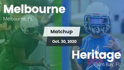 Matchup: Melbourne vs. Heritage  2020