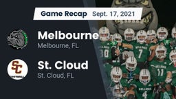 Recap: Melbourne  vs. St. Cloud  2021