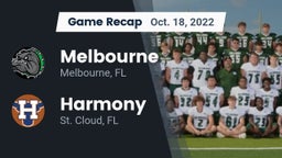 Recap: Melbourne  vs. Harmony  2022