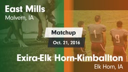 Matchup: East Mills vs. Exira-Elk Horn-Kimballton 2016