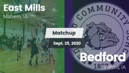 Matchup: East Mills vs. Bedford  2020