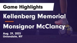 Kellenberg Memorial  vs Monsignor McClancy Game Highlights - Aug. 29, 2023