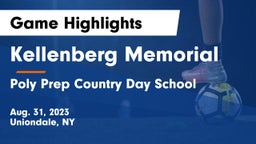 Kellenberg Memorial  vs Poly Prep Country Day School Game Highlights - Aug. 31, 2023