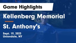 Kellenberg Memorial  vs St. Anthony's  Game Highlights - Sept. 19, 2023