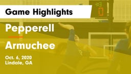 Pepperell  vs Armuchee  Game Highlights - Oct. 6, 2020