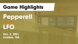 Pepperell  vs LFO Game Highlights - Oct. 4, 2021