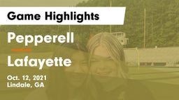 Pepperell  vs Lafayette  Game Highlights - Oct. 12, 2021