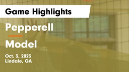 Pepperell  vs Model  Game Highlights - Oct. 3, 2023