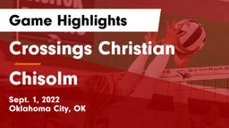 Crossings Christian  vs Chisolm Game Highlights - Sept. 1, 2022