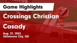 Crossings Christian  vs Casady Game Highlights - Aug. 27, 2022