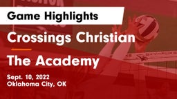 Crossings Christian  vs The Academy  Game Highlights - Sept. 10, 2022