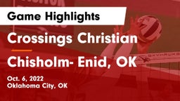 Crossings Christian  vs Chisholm- Enid, OK Game Highlights - Oct. 6, 2022