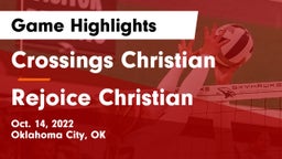 Crossings Christian  vs Rejoice Christian  Game Highlights - Oct. 14, 2022