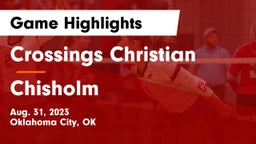 Crossings Christian  vs Chisholm  Game Highlights - Aug. 31, 2023