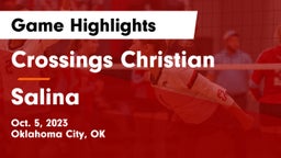 Crossings Christian  vs Salina  Game Highlights - Oct. 5, 2023