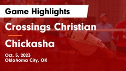 Crossings Christian  vs Chickasha  Game Highlights - Oct. 5, 2023