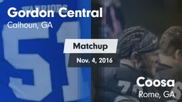 Matchup: Gordon Central vs. Coosa  2016