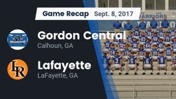 Recap: Gordon Central   vs. Lafayette  2017