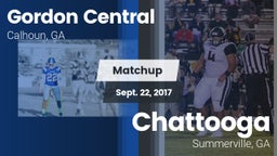 Matchup: Gordon Central vs. Chattooga  2017