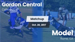 Matchup: Gordon Central vs. Model  2017