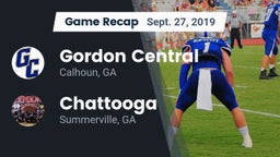Recap: Gordon Central   vs. Chattooga  2019