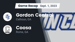 Recap: Gordon Central   vs. Coosa  2023