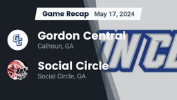 Recap: Gordon Central   vs. Social Circle  2024