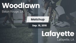 Matchup: Woodlawn vs. Lafayette  2016