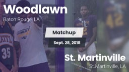 Matchup: Woodlawn vs. St. Martinville  2018
