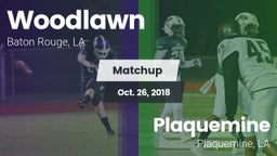 Matchup: Woodlawn vs. Plaquemine  2018