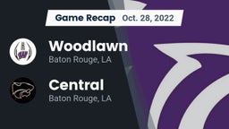 Recap: Woodlawn  vs. Central  2022