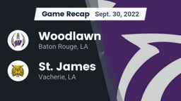 Recap: Woodlawn  vs. St. James  2022