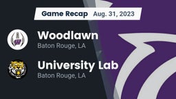 Recap: Woodlawn  vs. University Lab  2023