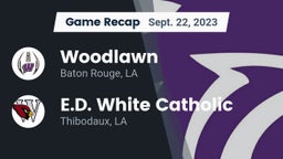 Recap: Woodlawn  vs. E.D. White Catholic  2023
