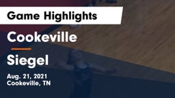 Cookeville  vs Siegel  Game Highlights - Aug. 21, 2021
