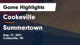 Cookeville  vs Summertown Game Highlights - Aug. 27, 2021