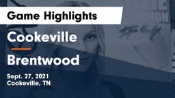 Cookeville  vs Brentwood  Game Highlights - Sept. 27, 2021