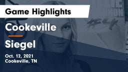 Cookeville  vs Siegel  Game Highlights - Oct. 12, 2021