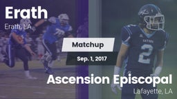 Matchup: Erath vs. Ascension Episcopal  2017
