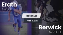 Matchup: Erath vs. Berwick  2017
