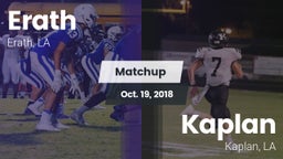 Matchup: Erath vs. Kaplan  2018