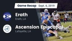 Recap: Erath  vs. Ascension Episcopal  2019