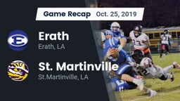 Recap: Erath  vs. St. Martinville  2019