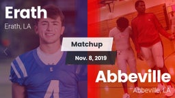 Matchup: Erath vs. Abbeville  2019