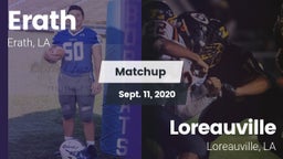 Matchup: Erath vs. Loreauville  2020