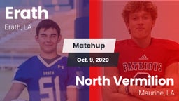 Matchup: Erath vs. North Vermilion  2020