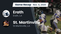 Recap: Erath  vs. St. Martinville  2020