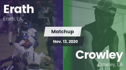 Matchup: Erath vs. Crowley  2020